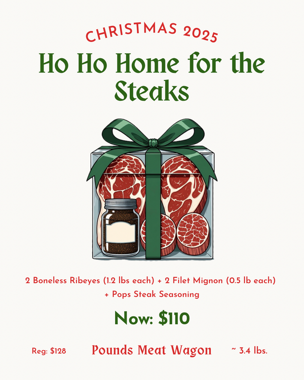 Ho Ho Home for the Steaks