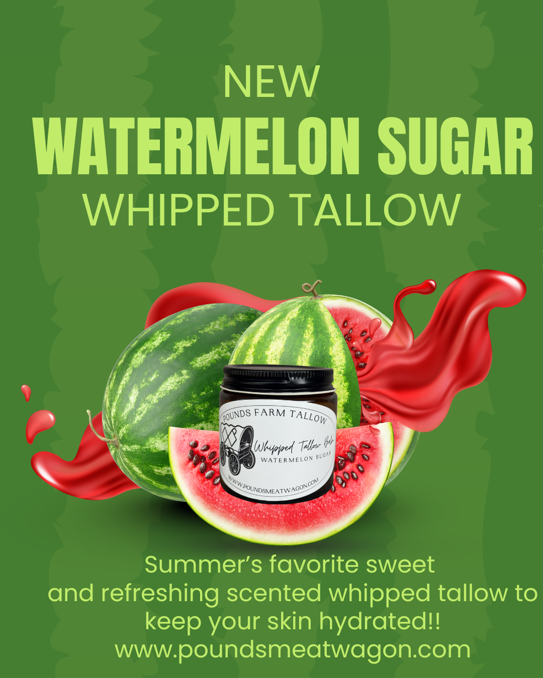 Watermelon Sugar Whipped Tallow