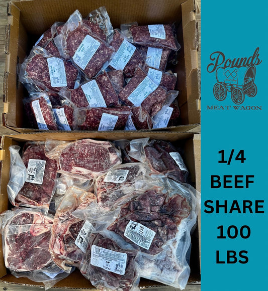 1/4 Beef Share 100 Lbs.  - Deposit Only