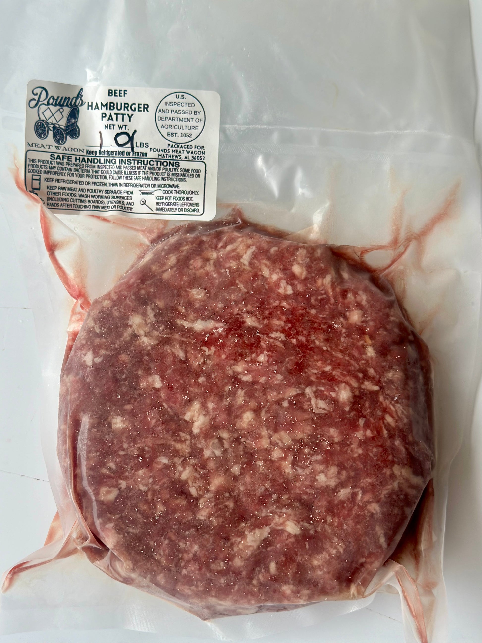 Ground Beef Burger Patties - Main Image
